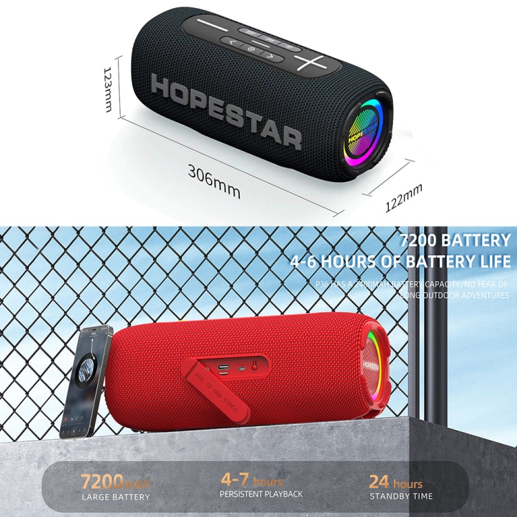 HOPESTAR P32Max 55W IPX6 Waterproof Portable Wireless Bluetooth Speaker(Blue) - free shipping - PMC Jewellery - Order now!