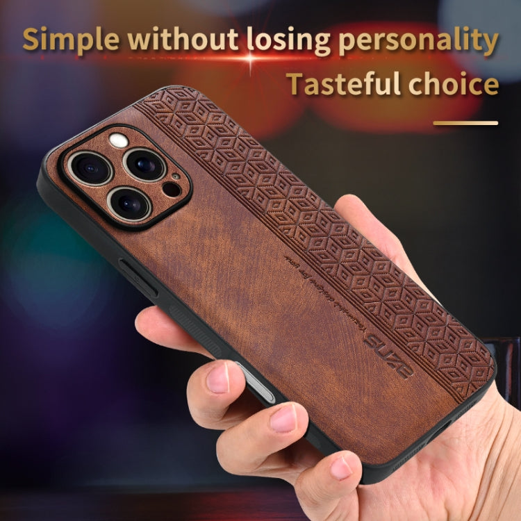 For iPhone 16 Pro AZNS 3D Embossed Skin Feel Phone Case(Sapphire Blue) - iPhone 16 Pro Cases by AZNS | Online Shopping South Africa | PMC Jewellery | Buy Now Pay Later Mobicred