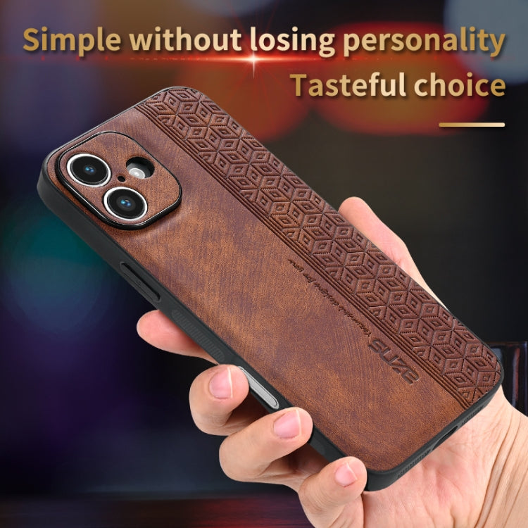 For iPhone 16 Plus AZNS 3D Embossed Skin Feel Phone Case(Sapphire Blue) - iPhone 16 Plus Cases by AZNS | Online Shopping South Africa | PMC Jewellery | Buy Now Pay Later Mobicred