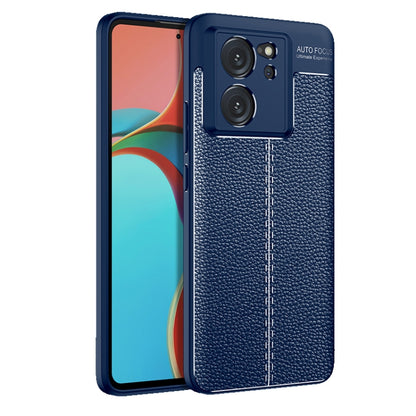 For Xiaomi Redmi K60 Ultra Litchi Texture Shockproof TPU Phone Case(Blue) - Redmi K60 Ultra Cases by PMC Jewellery | Online Shopping South Africa | PMC Jewellery | Buy Now Pay Later Mobicred