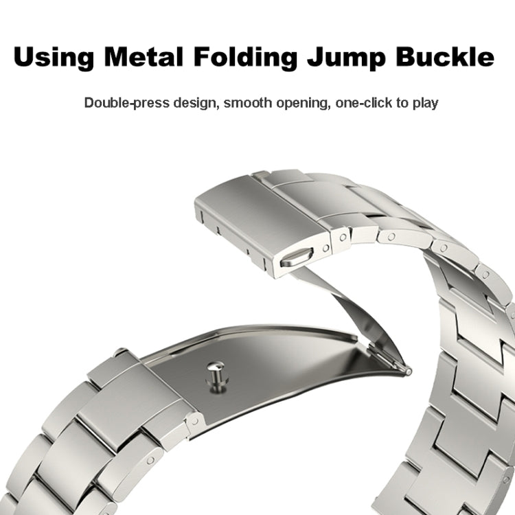 For Samsung Galaxy Watch 6 Three Strains Metal Watch Band(Gold) - free shipping - PMC TechLife - Order now!
