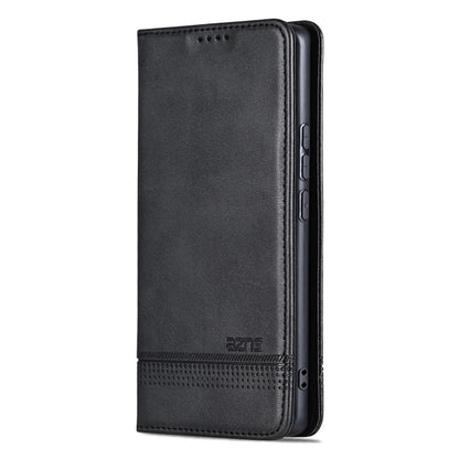 For OPPO Reno11 Pro China AZNS Magnetic Calf Texture Flip Leather Phone Case(Black) - Reno11 Pro Cases by AZNS | Online Shopping South Africa | PMC Jewellery
