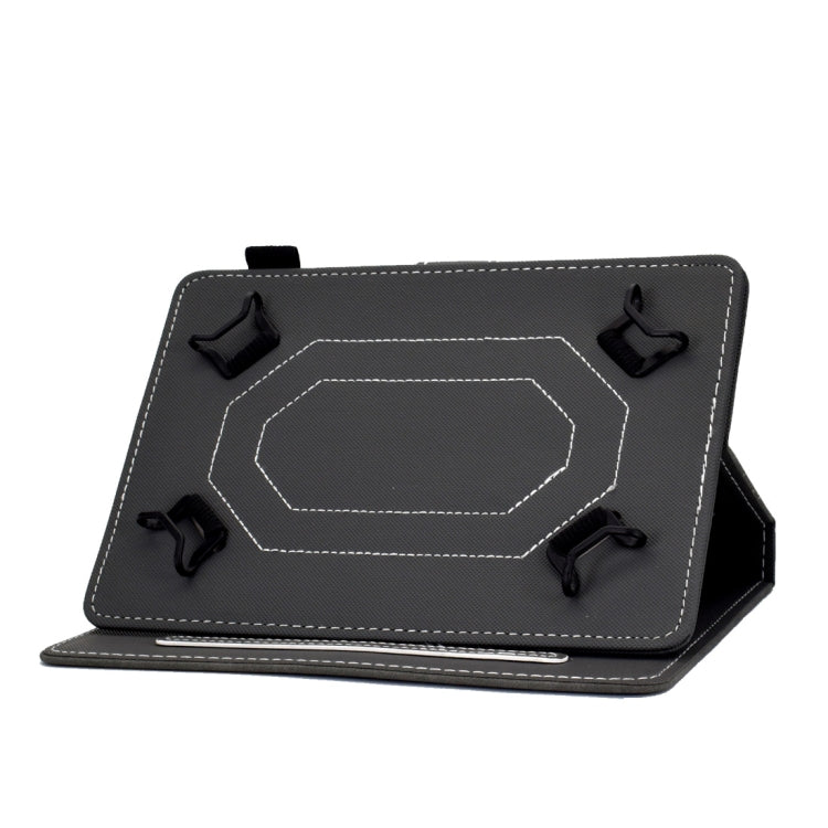 For 10 inch Tablet PC Universal Cowhide Texture Horizontal Flip Leather Case with Holder & Card Slots & Pen Slot(Grey) - 8 inch by PMC TechLife | Online Shopping South Africa | PMC TechLife | Buy Now Pay Later Mobicred