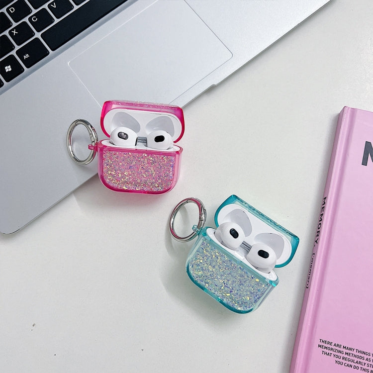 For AirPods 3 Flash Diamond Epoxy Bluetooth Earphone Protective Case(White) - For AirPods 3 by PMC Jewellery | Online Shopping South Africa | PMC Jewellery | Buy Now Pay Later Mobicred