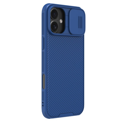 For iPhone 16 Plus NILLKIN CamShield Pro PC Phone Case(Blue) - iPhone 16 Plus Cases by NILLKIN | Online Shopping South Africa | PMC Jewellery | Buy Now Pay Later Mobicred