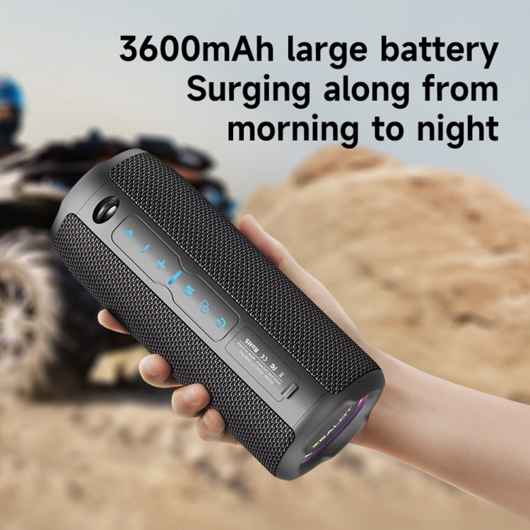 Zealot S49 Pro 20W Outdoor Portable Wireless Bluetooth Speaker with RGB Light(Black) - Desktop Speaker by ZEALOT | Online Shopping South Africa | PMC Jewellery | Buy Now Pay Later Mobicred