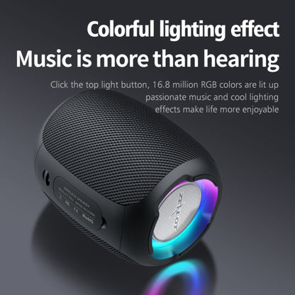 Zealot S53 IPX6 Waterproof Portable Colorful Wireless Bluetooth Speaker(Black) - Desktop Speaker by ZEALOT | Online Shopping South Africa | PMC Jewellery | Buy Now Pay Later Mobicred