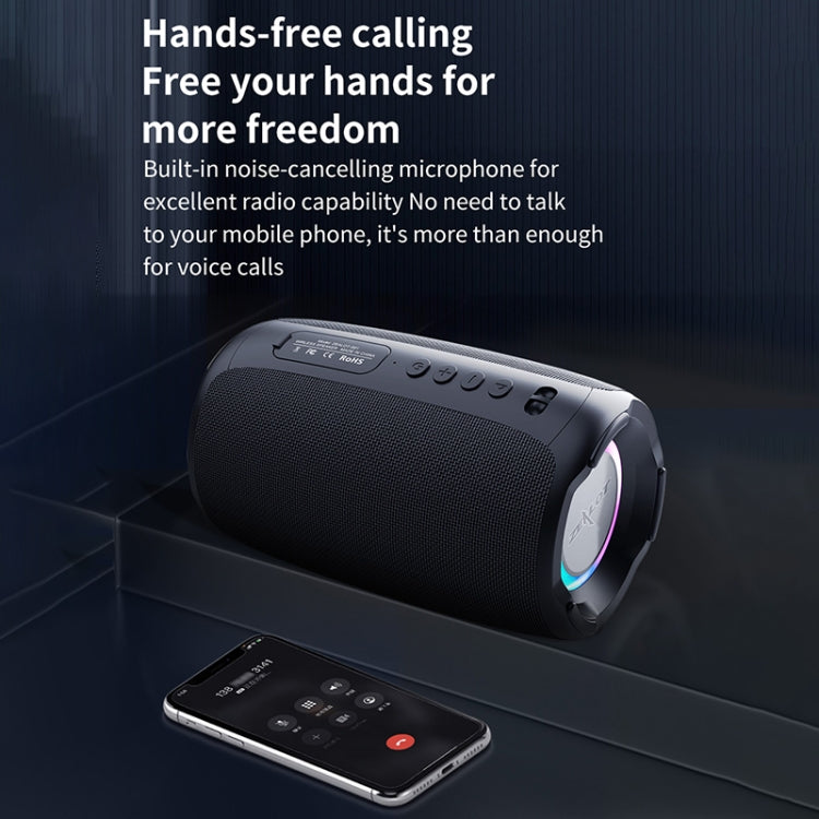 Zealot S61 IPX6 Waterproof Portable Wireless Bluetooth Speaker(Black) - free shipping - PMC Jewellery - Order now!