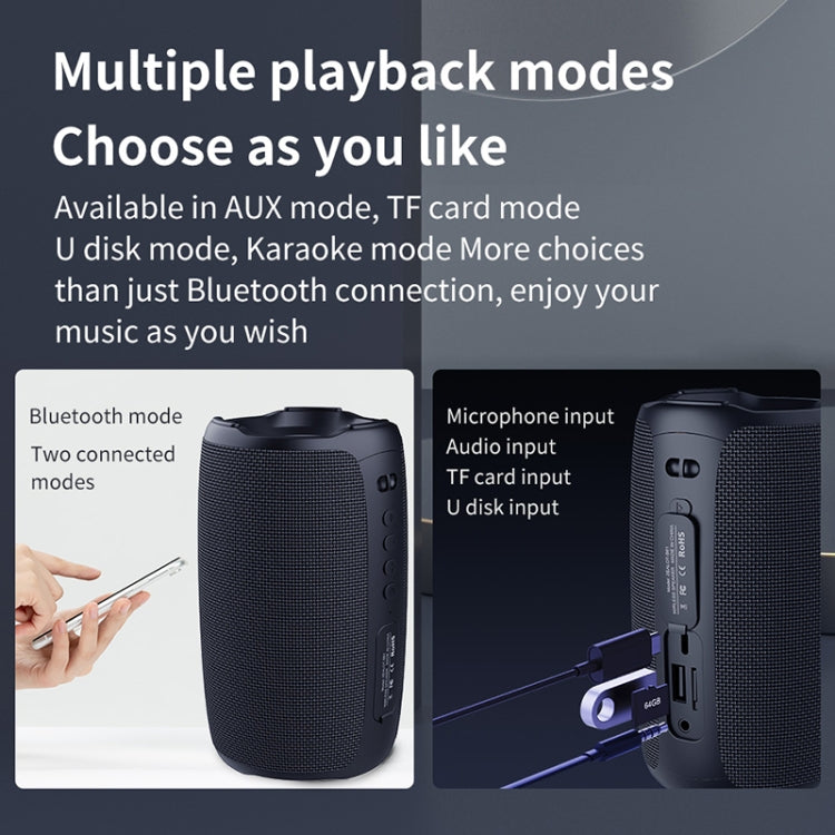 Zealot S61 IPX6 Waterproof Portable Wireless Bluetooth Speaker(Blue) - free shipping - PMC Jewellery - Order now!