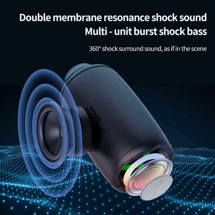 Zealot S61 IPX6 Waterproof Portable Wireless Bluetooth Speaker(Blue) - free shipping - PMC Jewellery - Order now!