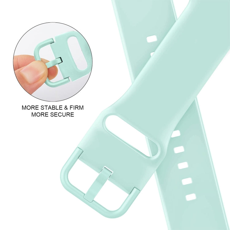 For Apple Watch Ultra 49mm Pin Buckle Silicone Watch Band(Mint Green) - free shipping - PMC TechLife - Order now!