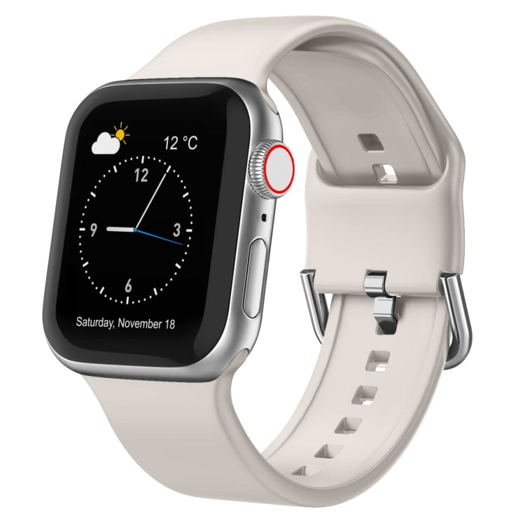 For Apple Watch Ultra 49mm Pin Buckle Silicone Watch Band(Starlight) - free shipping - PMC TechLife - Order now!