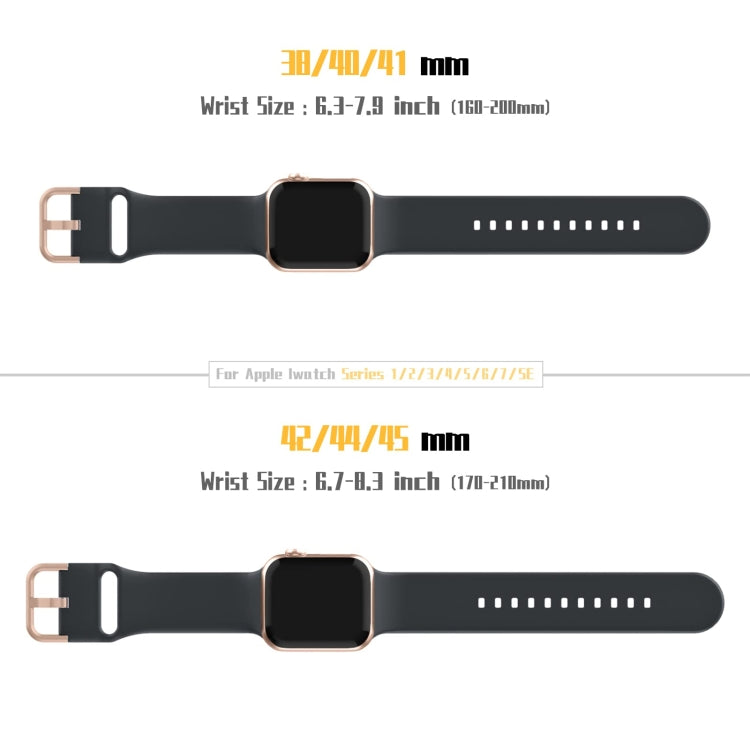 For Apple Watch Series 6 40mm Pin Buckle Silicone Watch Band(Dark Grey) - free shipping - PMC TechLife - Order now!