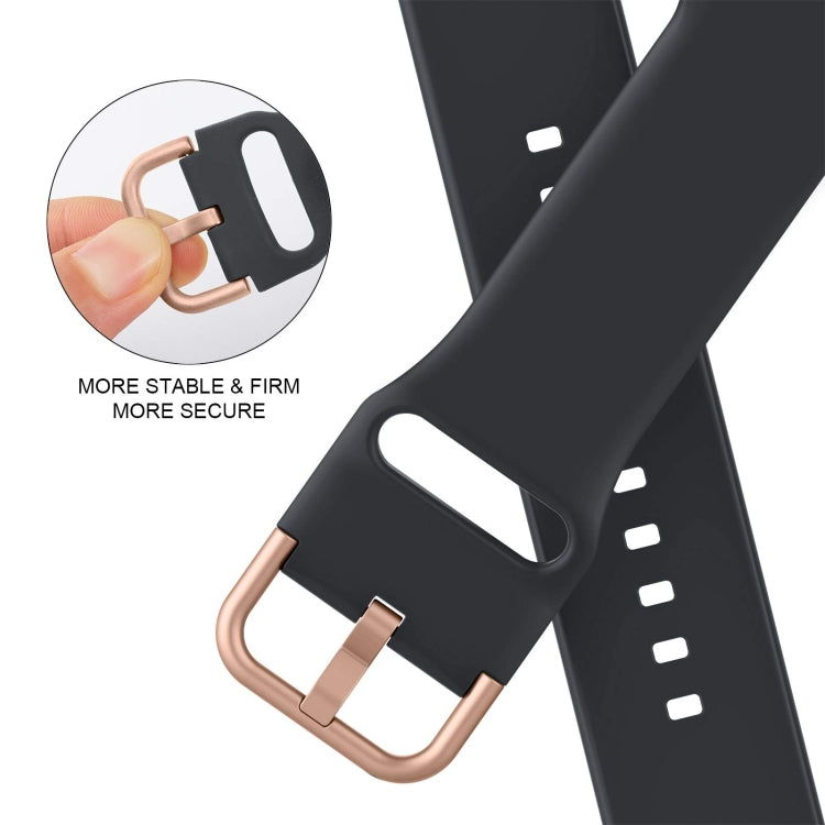 For Apple Watch Series 6 40mm Pin Buckle Silicone Watch Band(Dark Grey) - free shipping - PMC TechLife - Order now!