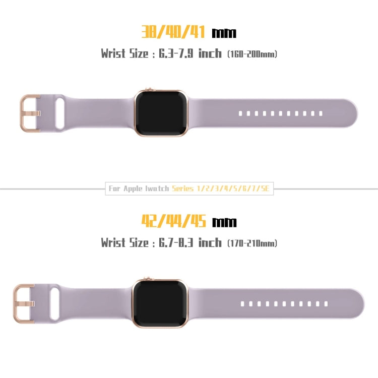For Apple Watch Series 5 44mm Pin Buckle Silicone Watch Band(Baby Purple) - free shipping - PMC TechLife - Order now!