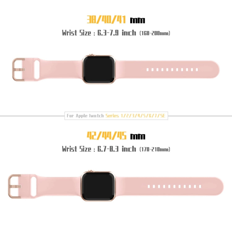 For Apple Watch Series 5 40mm Pin Buckle Silicone Watch Band(Pink) - free shipping - PMC TechLife - Order now!