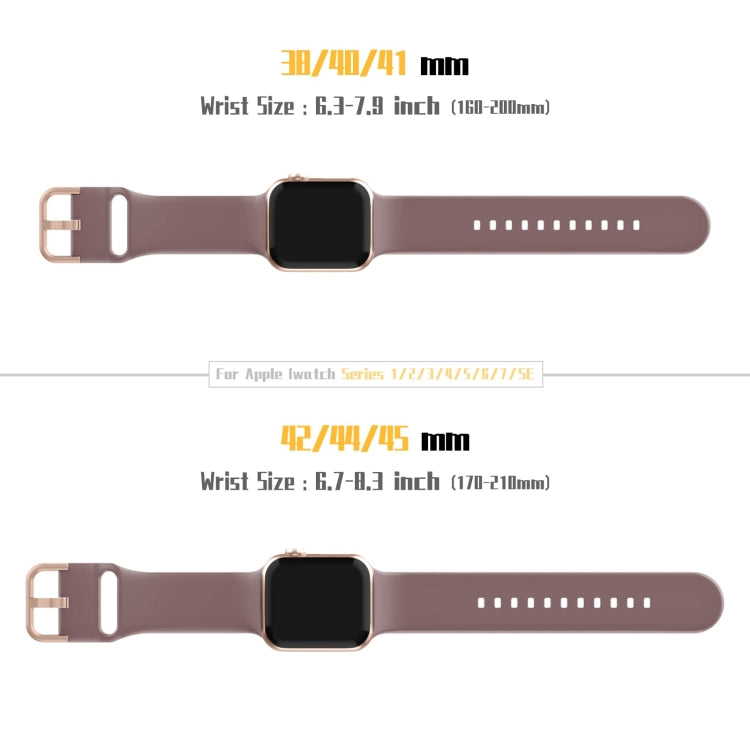 For Apple Watch Series 5 40mm Pin Buckle Silicone Watch Band(Smoked Purple) - free shipping - PMC TechLife - Order now!