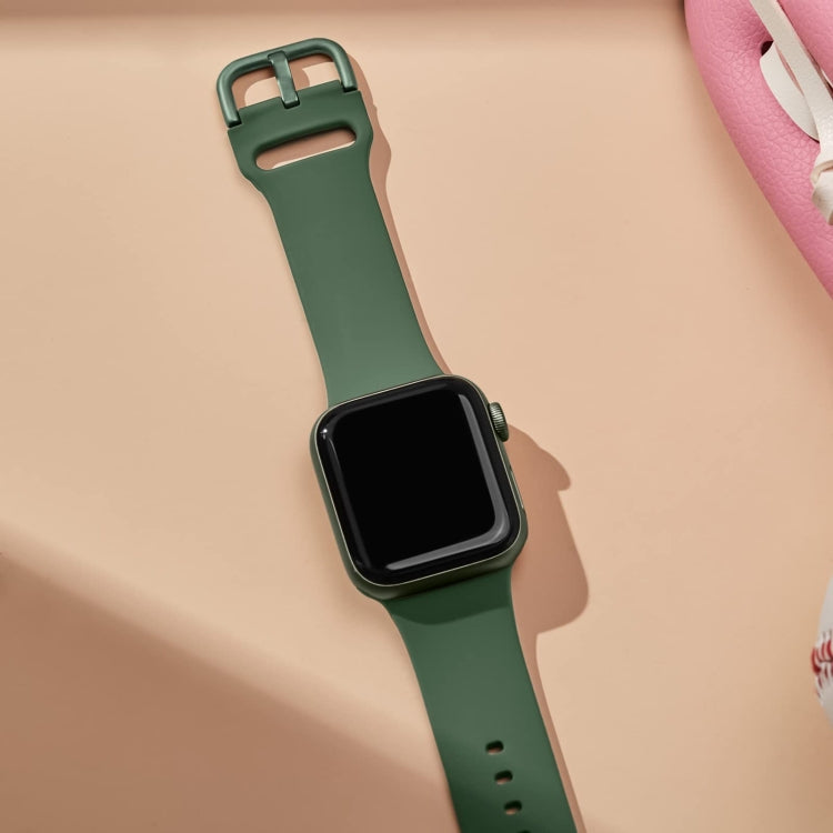 For Apple Watch Series 4 44mm Pin Buckle Silicone Watch Band(Clover) - free shipping - PMC TechLife - Order now!
