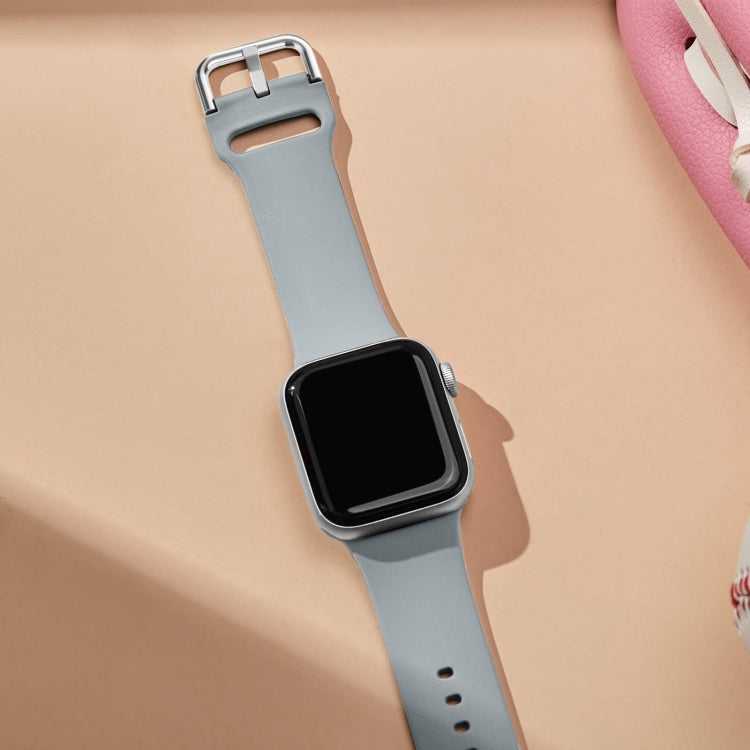 For Apple Watch Ultra 2 49mm Pin Buckle Silicone Watch Band(Light Grey) - free shipping - PMC TechLife - Order now!