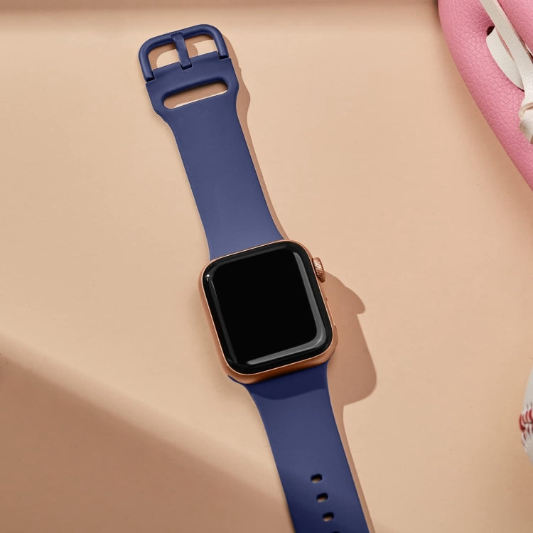 For Apple Watch Ultra 2 49mm Pin Buckle Silicone Watch Band(Violet Gray) - free shipping - PMC TechLife - Order now!