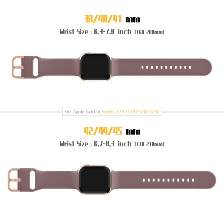 For Apple Watch SE 2023 40mm Pin Buckle Silicone Watch Band(Smoked Purple) - free shipping - PMC TechLife - Order now!