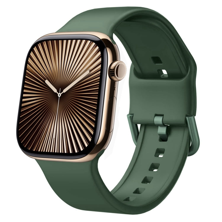 For Apple Watch Series 10 46mm Pin Buckle Silicone Watch Band(Clover) - free shipping - PMC TechLife - Order now!