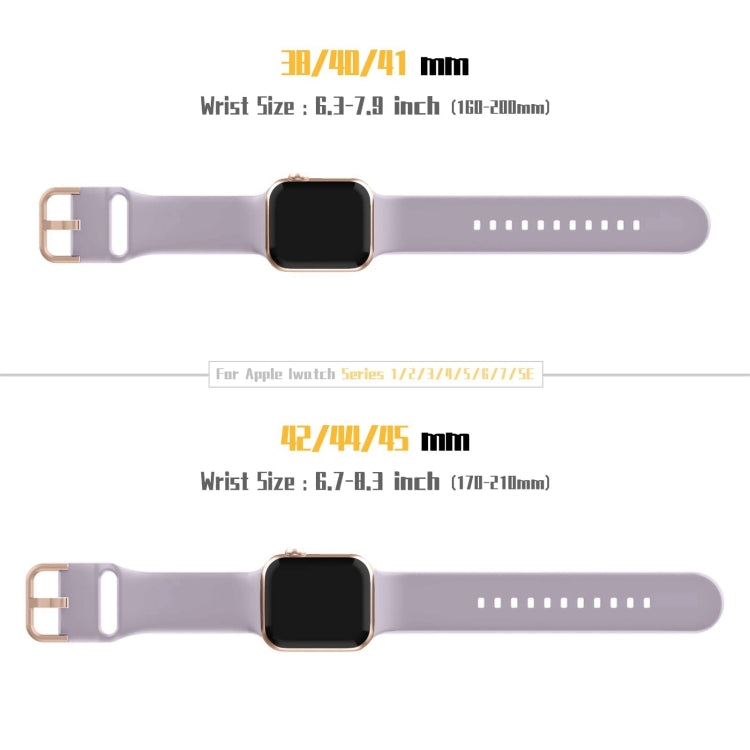 For Apple Watch Series 10 46mm Pin Buckle Silicone Watch Band(Baby Purple) - free shipping - PMC TechLife - Order now!