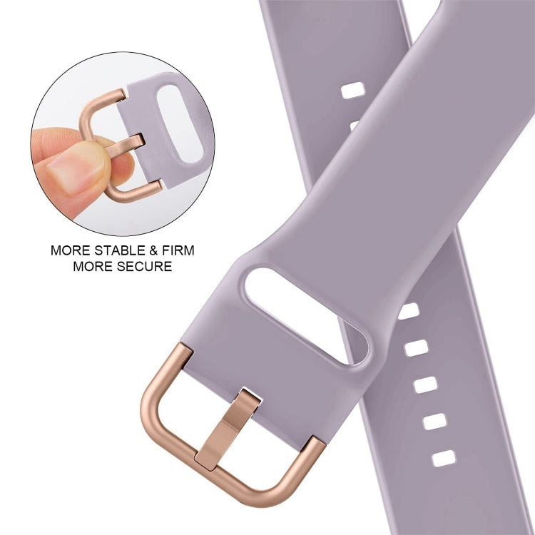 For Apple Watch Series 10 42mm Pin Buckle Silicone Watch Band(Baby Purple) - free shipping - PMC TechLife - Order now!