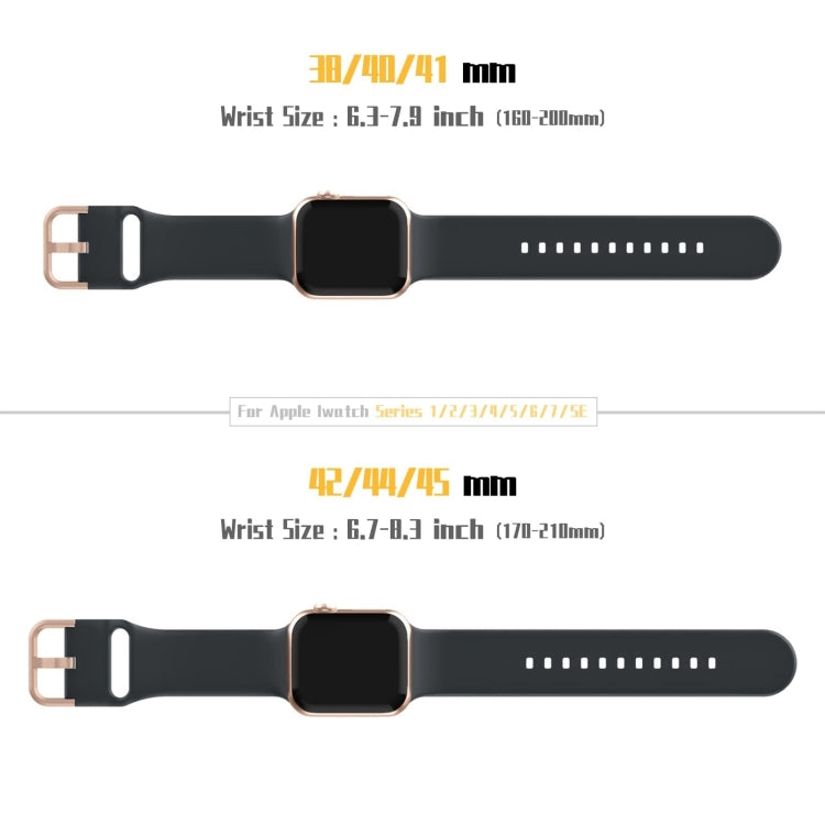 For Apple Watch Series 10 42mm Pin Buckle Silicone Watch Band(Dark Grey) - free shipping - PMC TechLife - Order now!