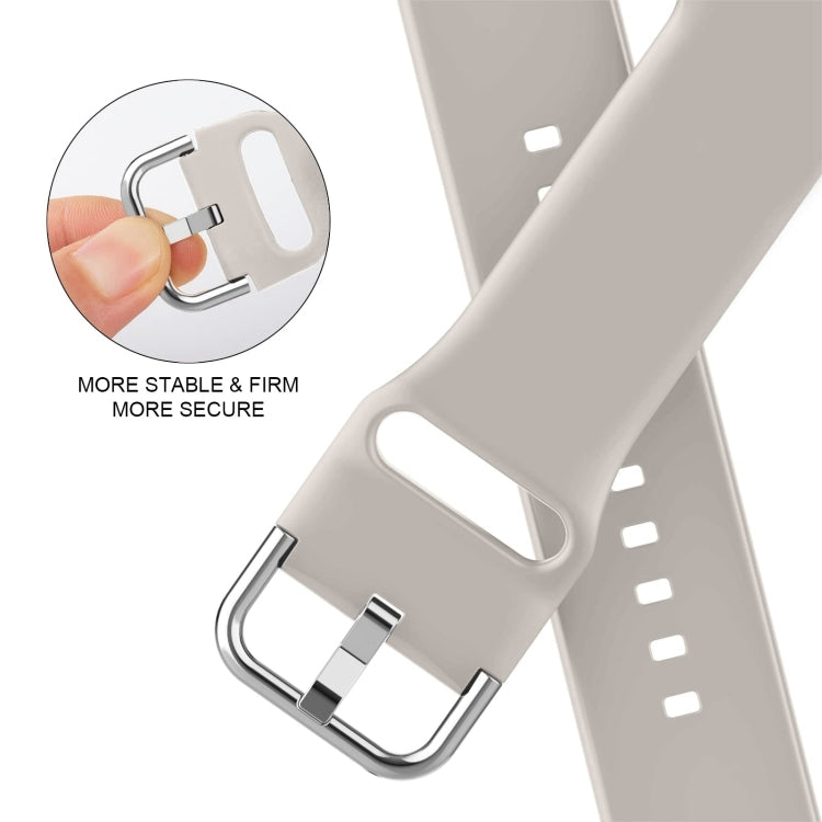 For Apple Watch Series 10 42mm Pin Buckle Silicone Watch Band(Starlight) - free shipping - PMC TechLife - Order now!