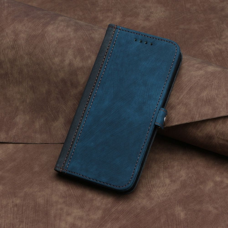 For Motorola Moto G Stylus 5G 2024 Side Buckle Double Fold Hand Strap Leather Phone Case(Royal Blue) - Motorola Cases by PMC Jewellery | Online Shopping South Africa | PMC Jewellery | Buy Now Pay Later Mobicred