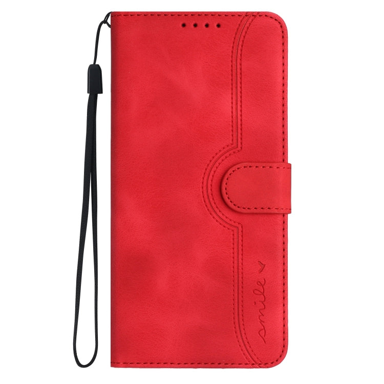 For Huawei Pura 70 Heart Pattern Skin Feel Leather Phone Case(Red) - Huawei Cases by PMC Jewellery | Online Shopping South Africa | PMC Jewellery | Buy Now Pay Later Mobicred