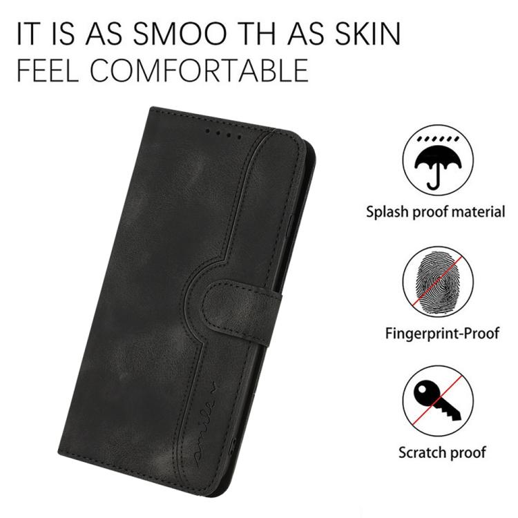 For iPhone 17 Pro Heart Pattern Skin Feel Leather Phone Case(Black) - free shipping - PMc TechLife - Order now!