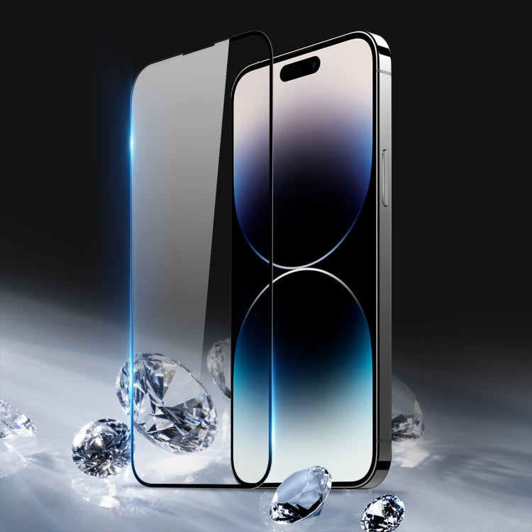 For iPhone 15 Pro Max 10pcs DUX DUCIS 0.33mm 9H Medium Alumina Tempered Glass Film - free shipping - PMC Jewellery - Order now!