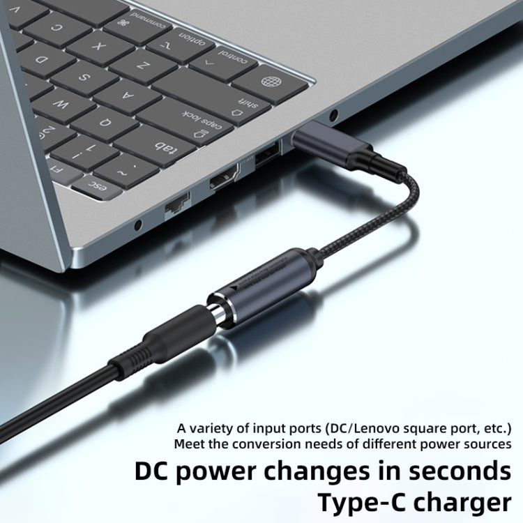 DC 4.5 x 0.6mm to USB-C / Type-C Male 100W Computer Charging Adapter Connector - Universal Power Adapter by PMC Jewellery | Online Shopping South Africa | PMC Jewellery