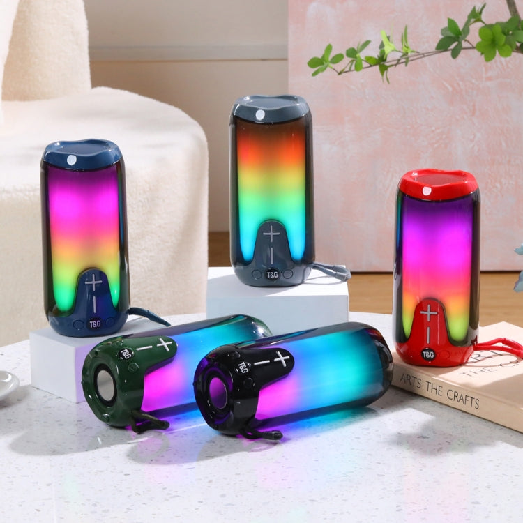 T&G TG651 Portable LED Wireless Bluetooth Speaker Outdoor TWS Subwoofer(Grey) - free shipping - PMC Jewellery - Order now!