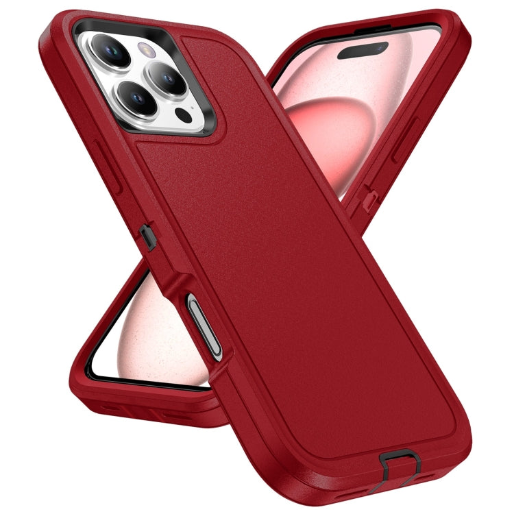 For iPhone 16 Plus Life Waterproof Rugged Phone Case(Red + Black) - iPhone 16 Plus Cases by PMC Jewellery | Online Shopping South Africa | PMC Jewellery | Buy Now Pay Later Mobicred