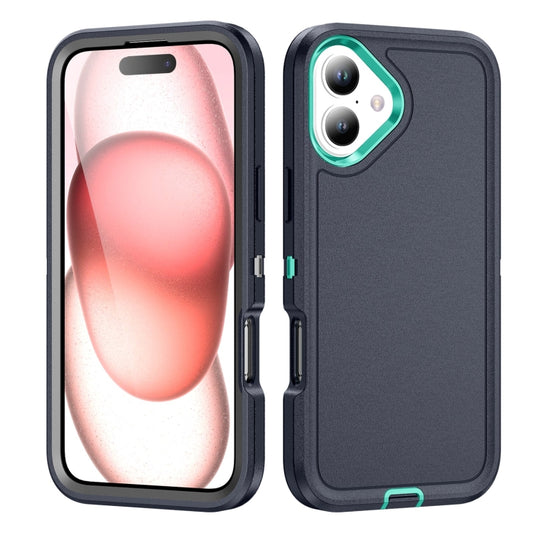 For iPhone 16 Life Waterproof Rugged Phone Case(Dark Blue + Light Blue) - iPhone 16 Cases by PMC Jewellery | Online Shopping South Africa | PMC Jewellery | Buy Now Pay Later Mobicred