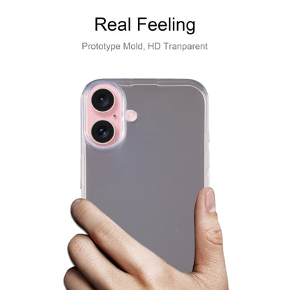 For iPhone 16 Ultra-thin Transparent TPU Phone Case - iPhone 16 Cases by PMC Jewellery | Online Shopping South Africa | PMC Jewellery | Buy Now Pay Later Mobicred