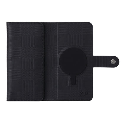 For Samsung Galaxy S23 FE 5G ViLi GHB Series MagSafe Magnetic Zipper Leather Phone Case(Black) - Galaxy S23 FE 5G Cases by ViLi | Online Shopping South Africa | PMC Jewellery | Buy Now Pay Later Mobicred