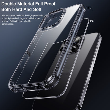 For iPhone 16 Pro Max iPAKY Crystal Clear Series Shockproof PC + TPU Protective Phone Case(Transparent) - More iPhone Cases by iPAKY | Online Shopping South Africa | PMC Jewellery | Buy Now Pay Later Mobicred