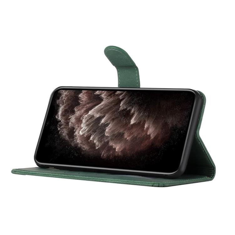 For iPhone 17 Air Cubic Skin Feel Flip Leather Phone Case(Green) - free shipping - PMc TechLife - Order now!