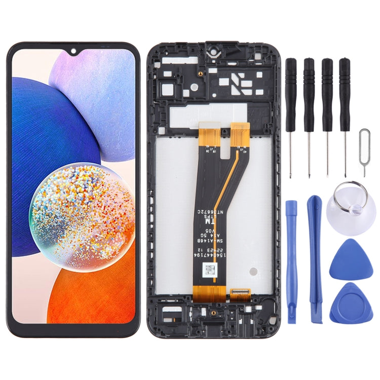 For Samsung Galaxy A14 5G SM-A146B Original LCD Screen Digitizer Full Assembly with Frame - free shipping - PMc TechLife - Order now!