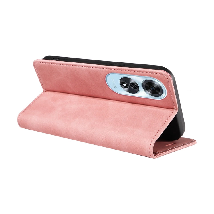 For OPPO A60 4G Global BETOPNICE Suction RFID Anti-theft Leather Phone Case(Pink) - OPPO Cases by BETOPNICE | Online Shopping South Africa | PMC Jewellery | Buy Now Pay Later Mobicred