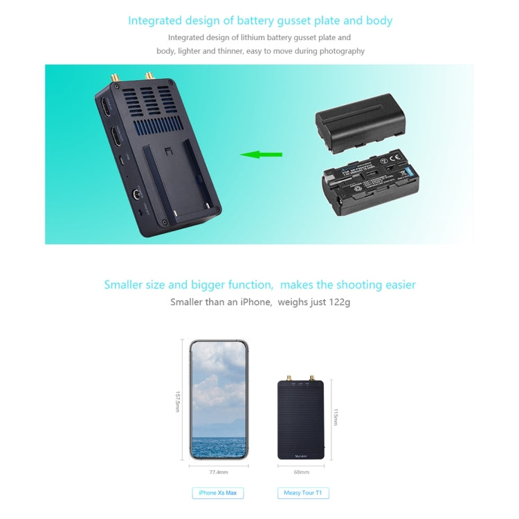 Measy T1 4K HDMI 2.0 Wireless Audio Video Transmitter Receiver Extender Transmission System, Transmission Distance: 200m, EU Plug(Black) - free shipping - PMc TechLife - Order now!