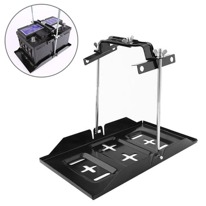 Car Universal Battery Bracket Adjustable Battery Fixed Holder + Base Tray, Size:28.5cm Base + 23cm Bracket - Engine Fittings by PMC Jewellery | Online Shopping South Africa | PMC Jewellery | Buy Now Pay Later Mobicred