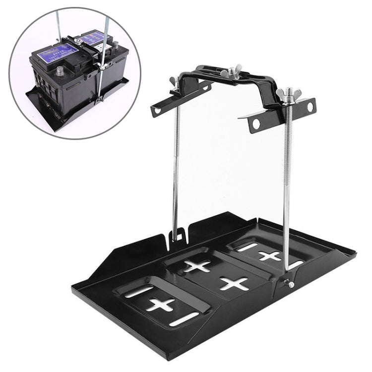 Car Universal Battery Bracket Adjustable Battery Fixed Holder + Base Tray, Size:34.5cm Base + 27cm Bracket - Engine Fittings by PMC Jewellery | Online Shopping South Africa | PMC Jewellery | Buy Now Pay Later Mobicred