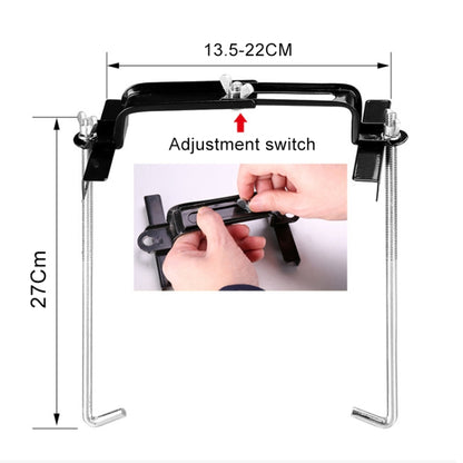 Car Universal Battery Bracket Adjustable Battery Fixed Holder + Base Tray, Size:34.5cm Base + 27cm Bracket - Engine Fittings by PMC Jewellery | Online Shopping South Africa | PMC Jewellery | Buy Now Pay Later Mobicred