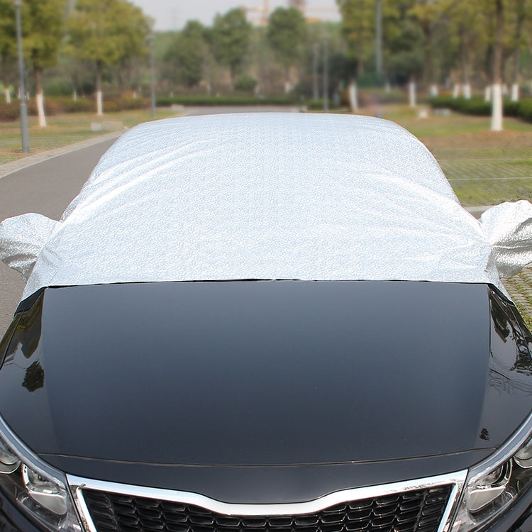 Car Half-cover Car Clothing Sunscreen Heat Insulation Sun Nisor, Aluminum Foil Size: 3.6x1.6x1.5m - Window Foils & Solar Protection by PMC Jewellery | Online Shopping South Africa | PMC Jewellery | Buy Now Pay Later Mobicred