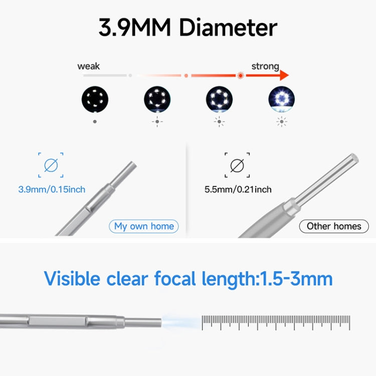 C02 Visible Ear Spoon with 4.5 inch Sreen -  by PMC TechLife | Online Shopping South Africa | PMC TechLife | Buy Now Pay Later Mobicred